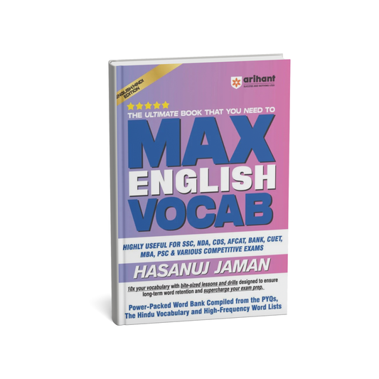 Arihant Publication – MAX English Vocab by Hasanuj Jaman [English]