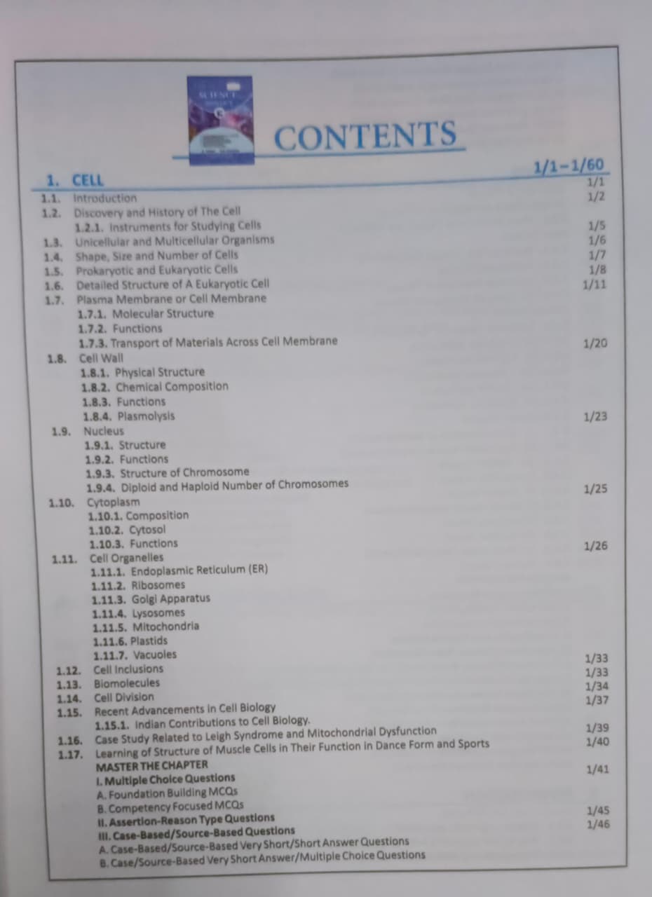 Pradeep's Science for Class 9 – Biology (Part 3) By G. Chopra & H.N. Srivastava Edition 2026 (English Medium)