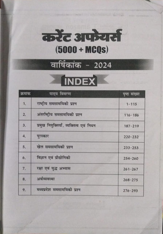 Winners Publication Current Affairs Varshikank 2024 [H]