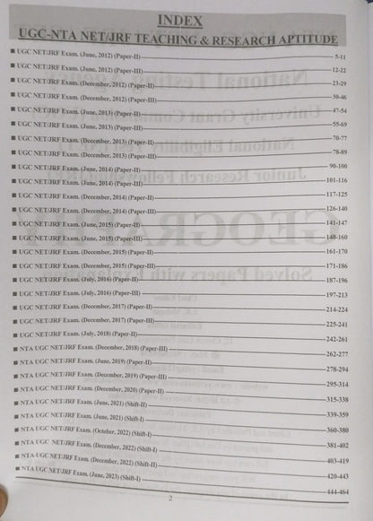 Youth UGC-NET Geography Solved Papers [English Medium]