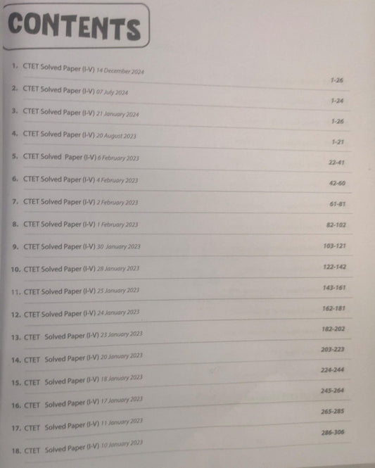 Arihant CTET Solved Paper 33 Sets Paper 1 [English]