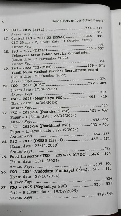 Career Books – Food Safety Officer | 7th Edition  |  English Medium