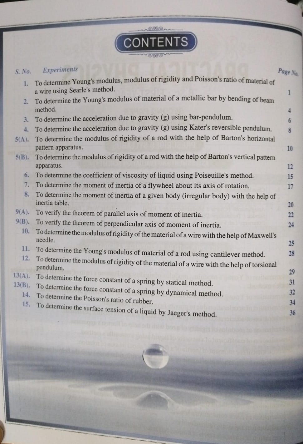 Shivalal Practical Physics B.Sc 1st Year Paper-2 [English]