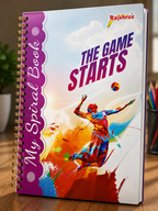 Rajshree A4 Spiral Note Book | Unruled | Premium Quality |300 Pages