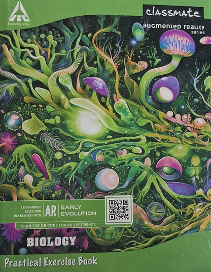 Classmate Biology Practical Notebook – 132 Pages, Single Line / Blank