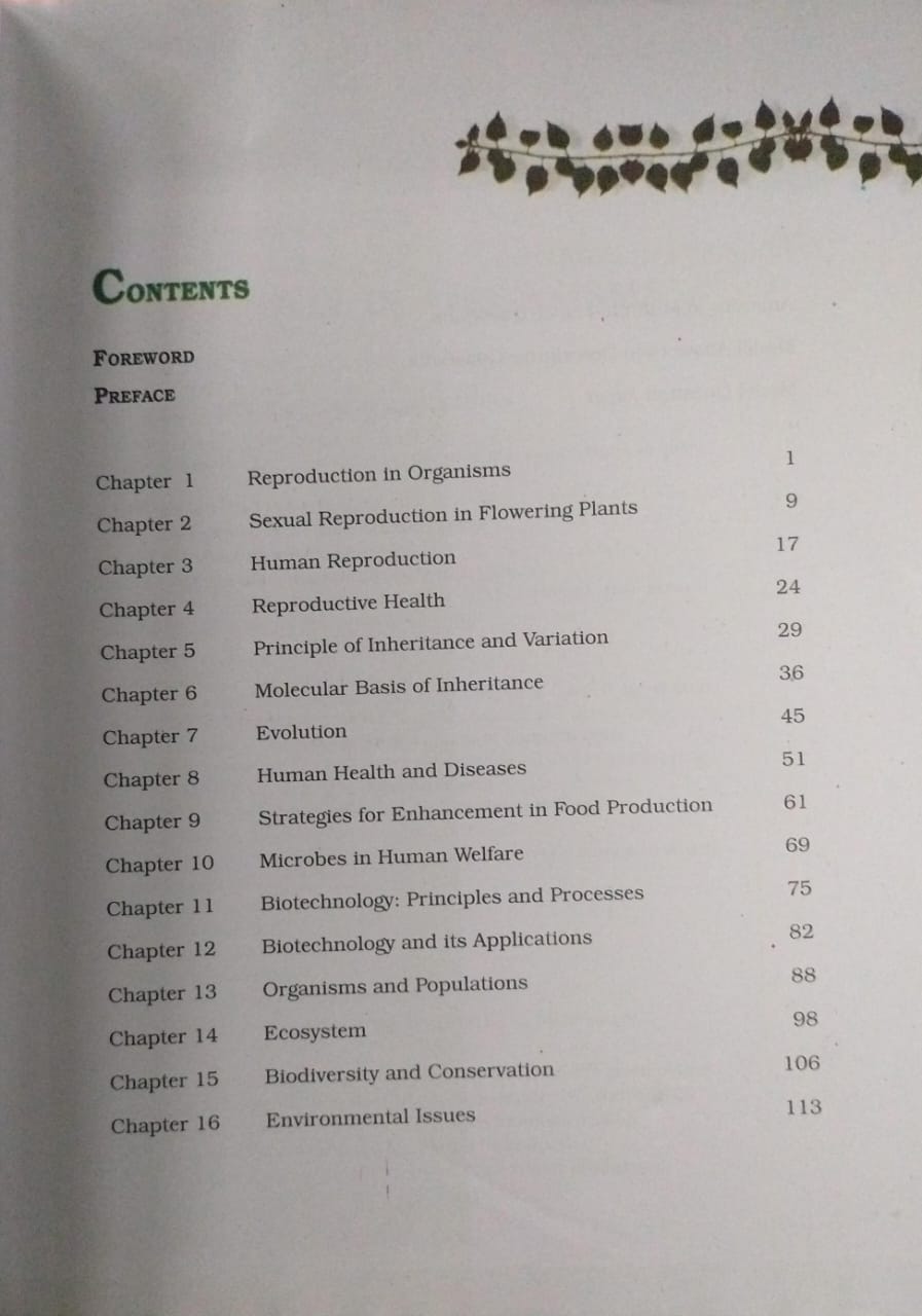 NCERT Biology Exemplar Problems – Class 12th (English Medium)