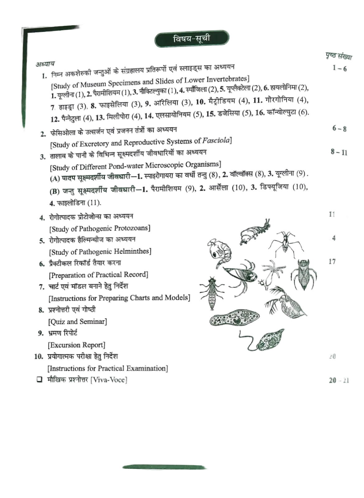 Shivlal Practical Jantu Vigyan Book 1st Year Major Course 1st Paper [Hindi Medium]