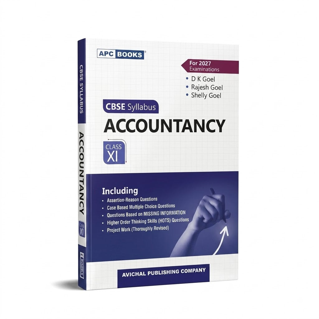 CBSE Syllabus Accountancy Class 11 For 2027 Exams By D.K. Goel | Rajesh Goel | Shelly Goel | APC Books
