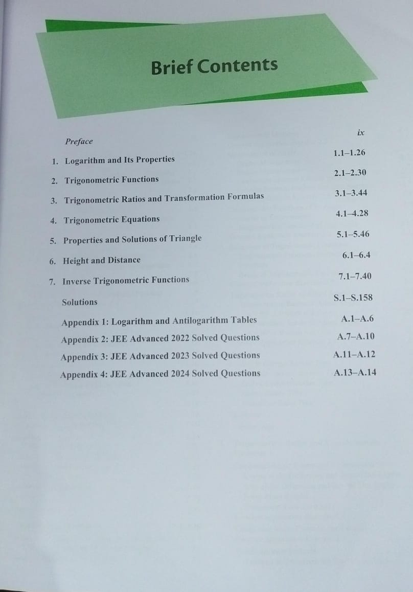 Cengage JEE Advanced Trigonometry – G. Tewani (3rd Edition) [English]