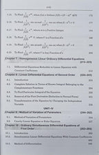 Shree Shiksha Ordinary Differential Equations  B.Sc. 1st Year (M.P.) Minor-II By Dr. H.K. Pathak (English Medium)