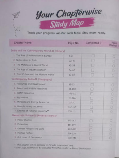 Arihant CBSE Chapterwise Question Bank Social Science Class 10th (2026–2016) Edition 2027 (English Medium)