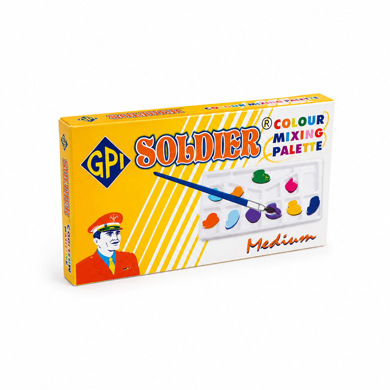 GPI Soldier Colour Mixing Palette for Artists Painting – B3books