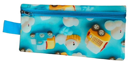 Zipper Close Pen Bag / Pencil Pouch – Handy Stationery Organizer