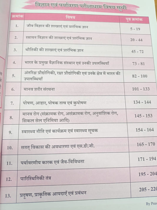 Pariksha dham - MPPSC Pre Vigyan, Paryavaran Evam Swasthya (4th Edition) Hindi Medium