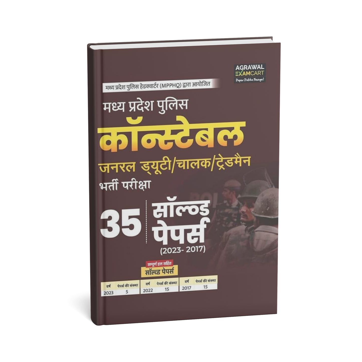 Agrawal Publication MP Police Constable Exam | 35 Solved Papers | Hindi Medium