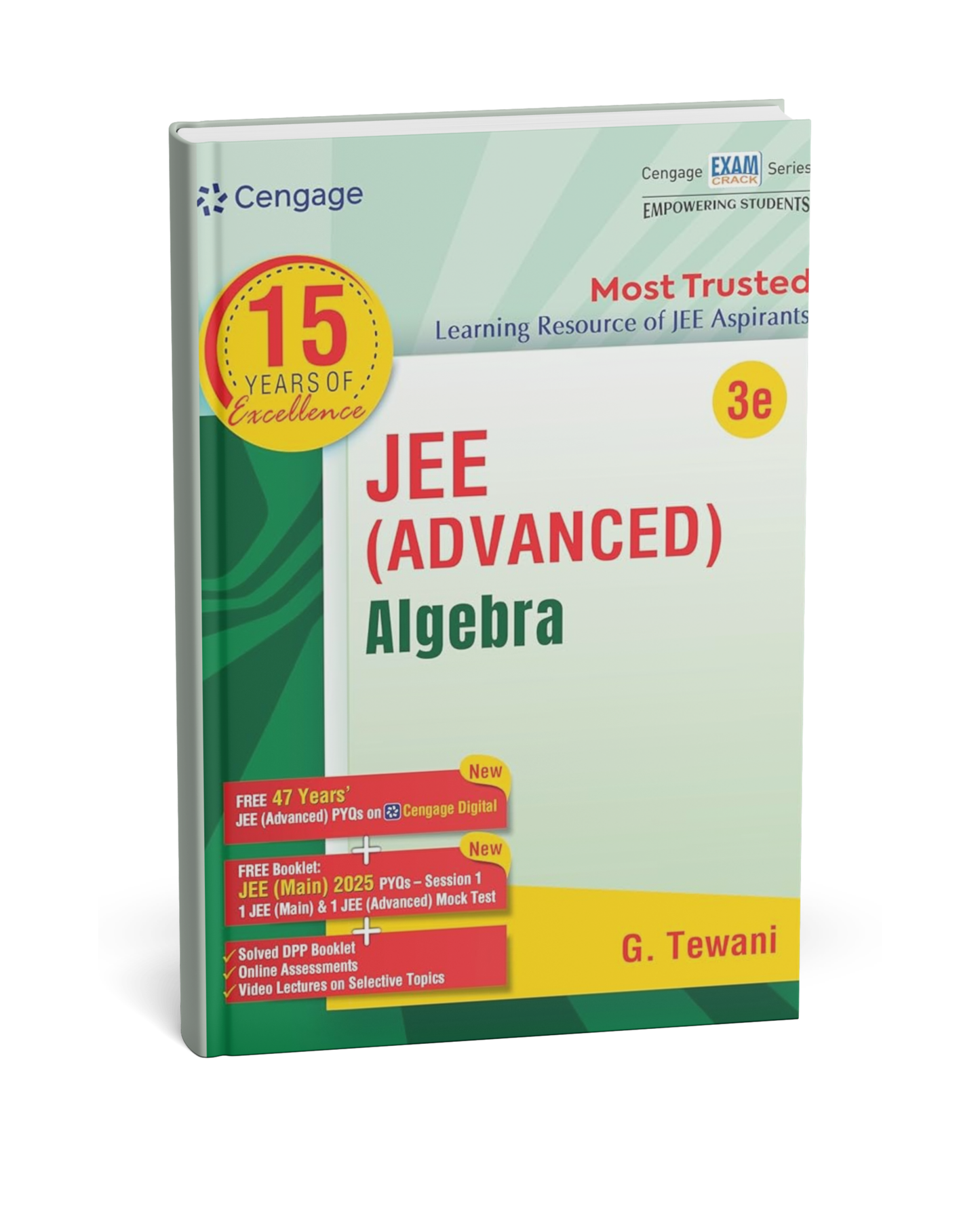 Cengage JEE Advanced Algebra by G. Tewani (3rd Edition) [English]