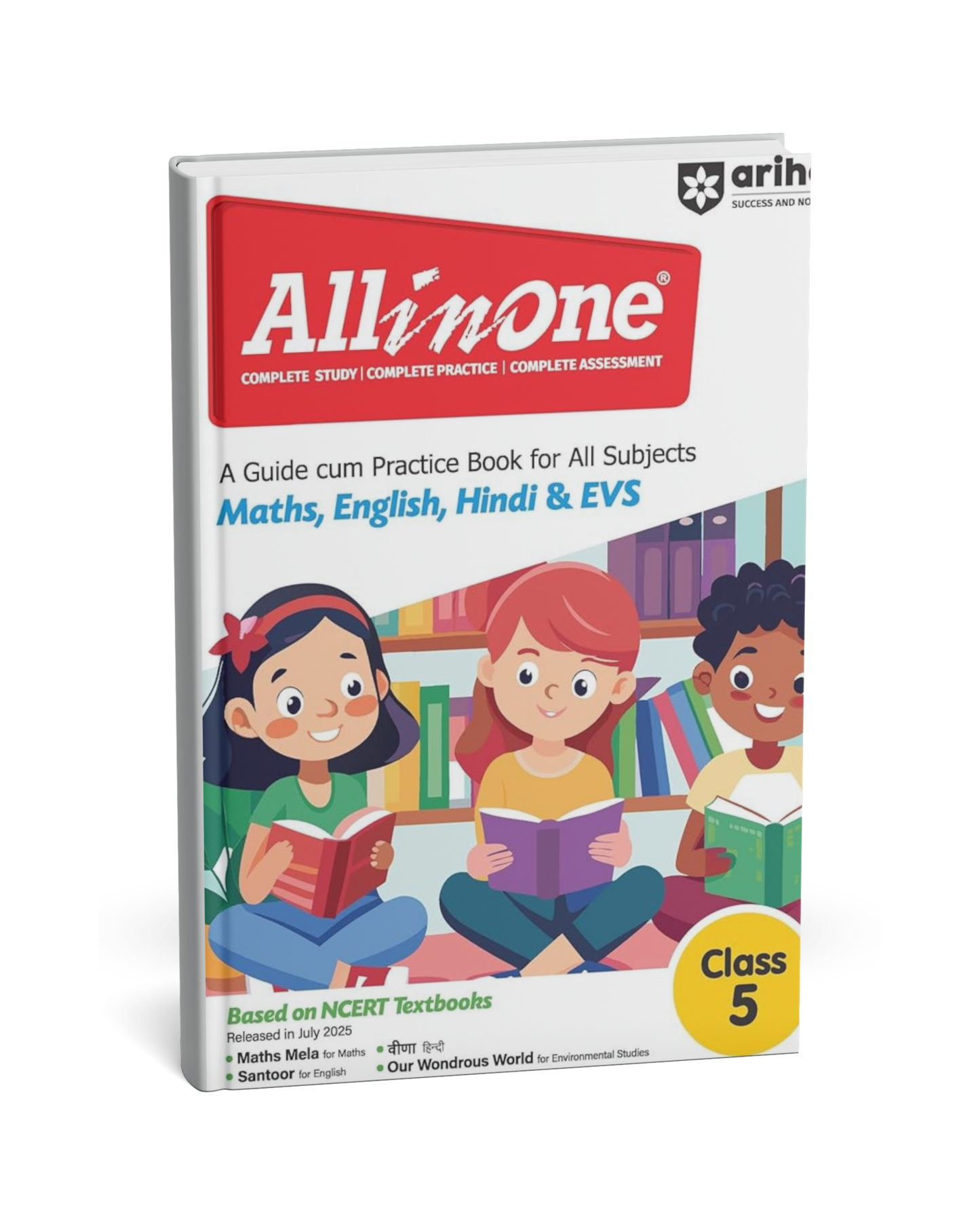 Arihant All in One Maths, English, Hindi & EVS NCERT Class 5th [English]