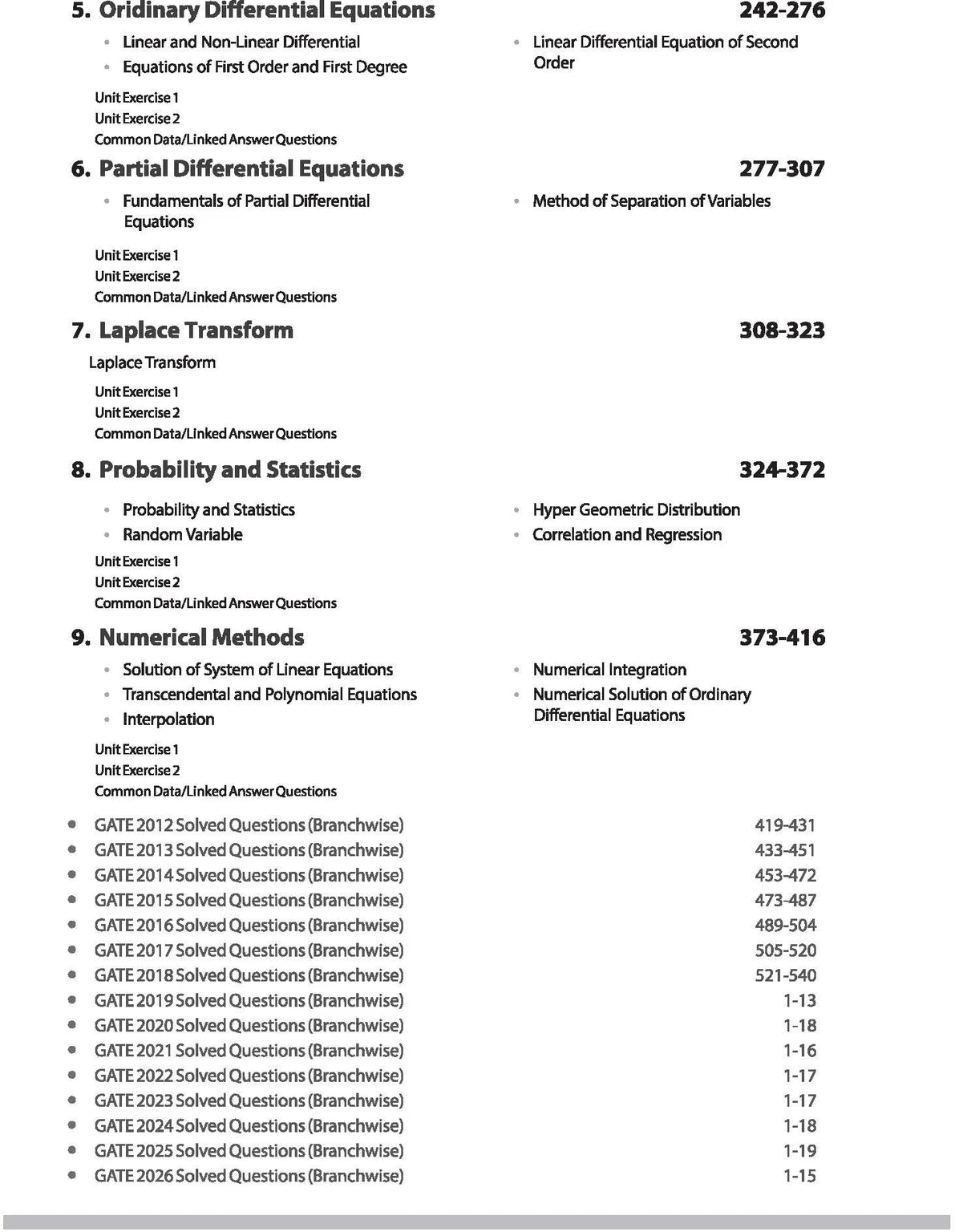 Arihant GATE Engineering Mathematics Chapterwise Previous Years' Solved Papers (2000–2026) By Abhinav Goel & Suraj Singh | (English Medium)