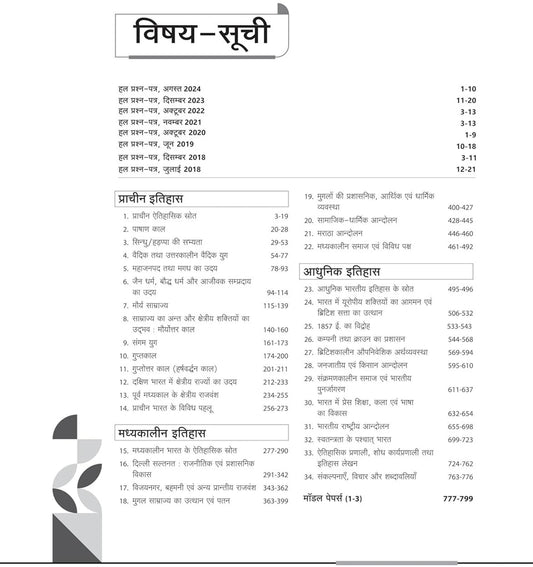 Arihant NTA UGC NET / JRF / SET Paper 2 itihas (Hindi Medium)