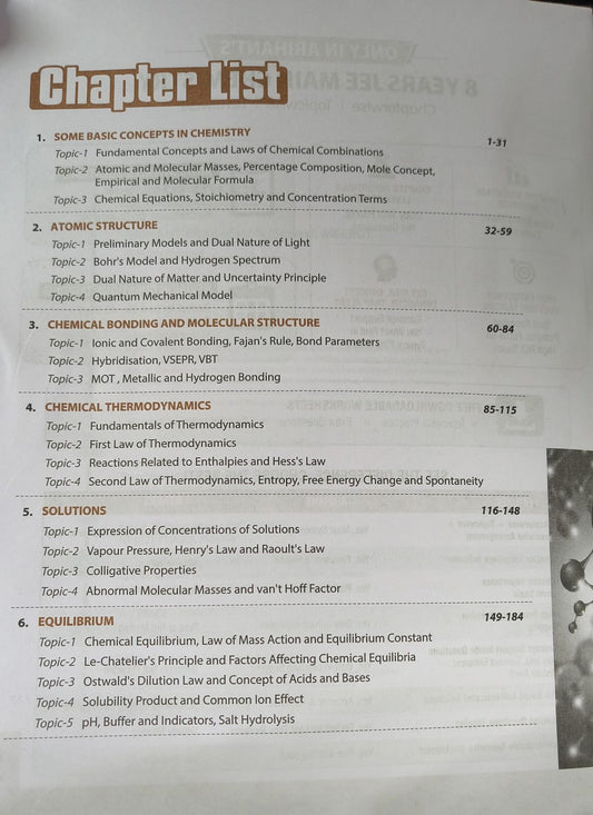 Arihant JEE Main Chemistry 8 Years Chapterwise, Topicwise & Levelwise 3000+ PYQs Edition 2027 (English Medium)