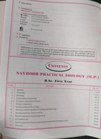 Navbodh B.Sc. Practical Zoology Major 1st Year Part-1 [English]