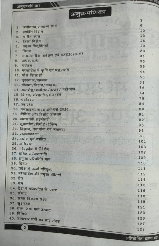 Ghatna Chakra MP Current Affairs 2026 (Hindi Medium)