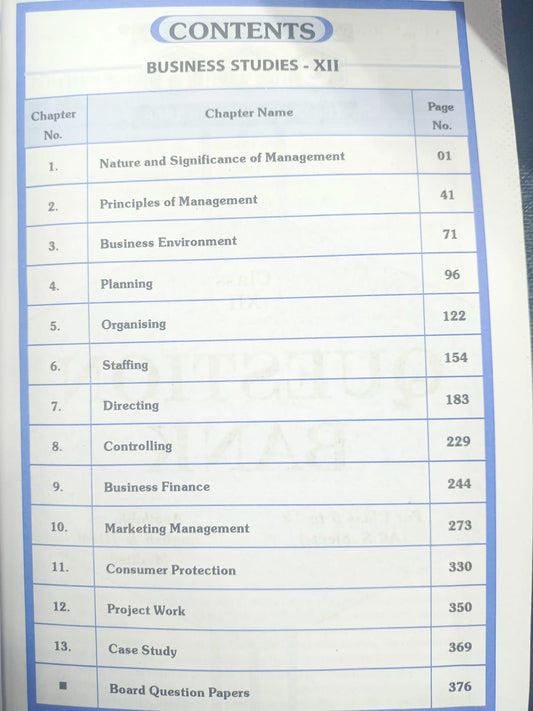 GBI Publication Business Studies (along with project work) Class 12 | NCERT/CBSE Based B.K Kumawat (English Medium)