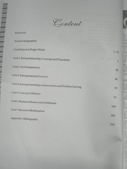NCERT Entrepreneurship Class 11 CBSE Textbook (Latest Edition as per CBSE Syllabus) [English Medium]