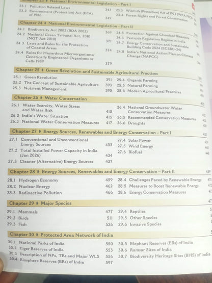 PMF IAS Environment And Ecology (4th Edition) by Manjunath Thamminidi (English Medium)