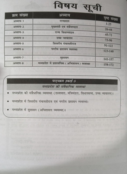 Nirman IAS Pre MP Ki Sanvaidhanik Vyavastha unit-5 By Sunjay Gupta (Hindi Medium)