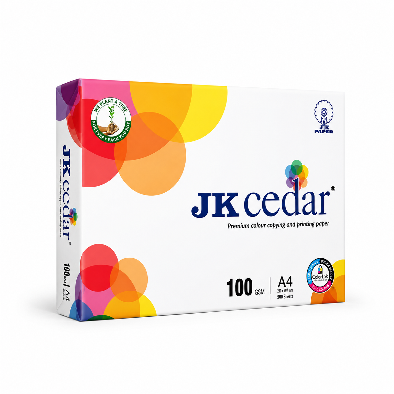 JK Paper Cedar A4 100 GSM Printer Paper – 500 Sheets