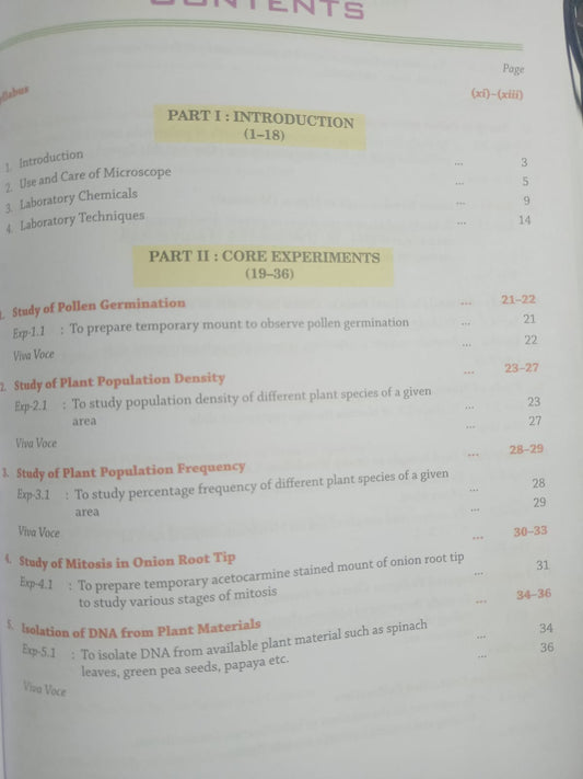 Laxmi Laboratory Manual in Biology – Class 11 th (English Medium)