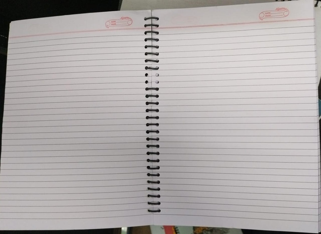 Ajanta Spiral Notebook (A4 Size, 100 Pages) Ruled