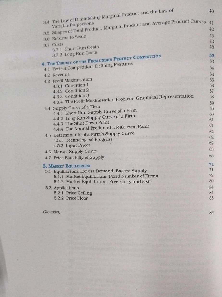 Introductory Microeconomics Class 12 NCERT | Economics Textbook
