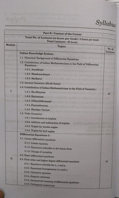 Shree Shiksha – Differential Equations & Geometry – B.Sc. 1st Year (By Dr. H.K. Pathak)[English]