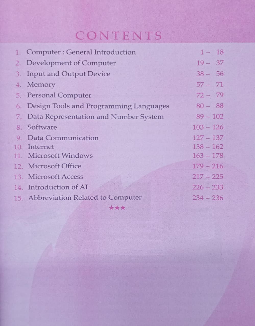 Lucent computer (English Medium)