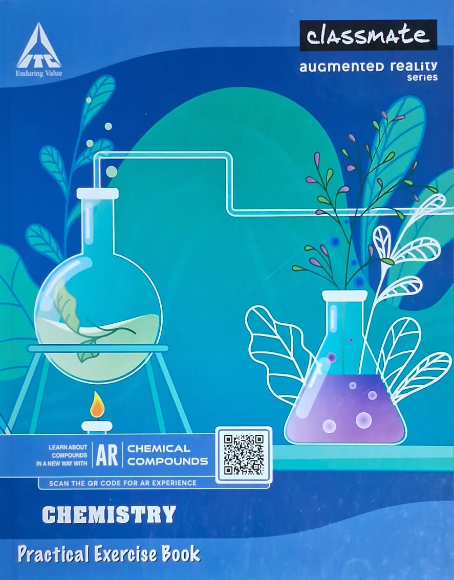 Classmate Chemistry Practical Exercise Book – 132 Pages, Single Line/B ...