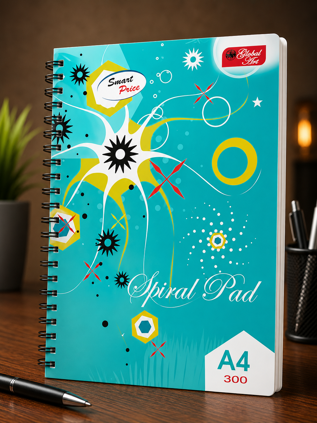 Global Art 5 Subject Spiral Notebook A4 – 300 Pages