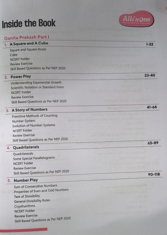 Arihant All in One Mathematics NCERT Class 8th [English]