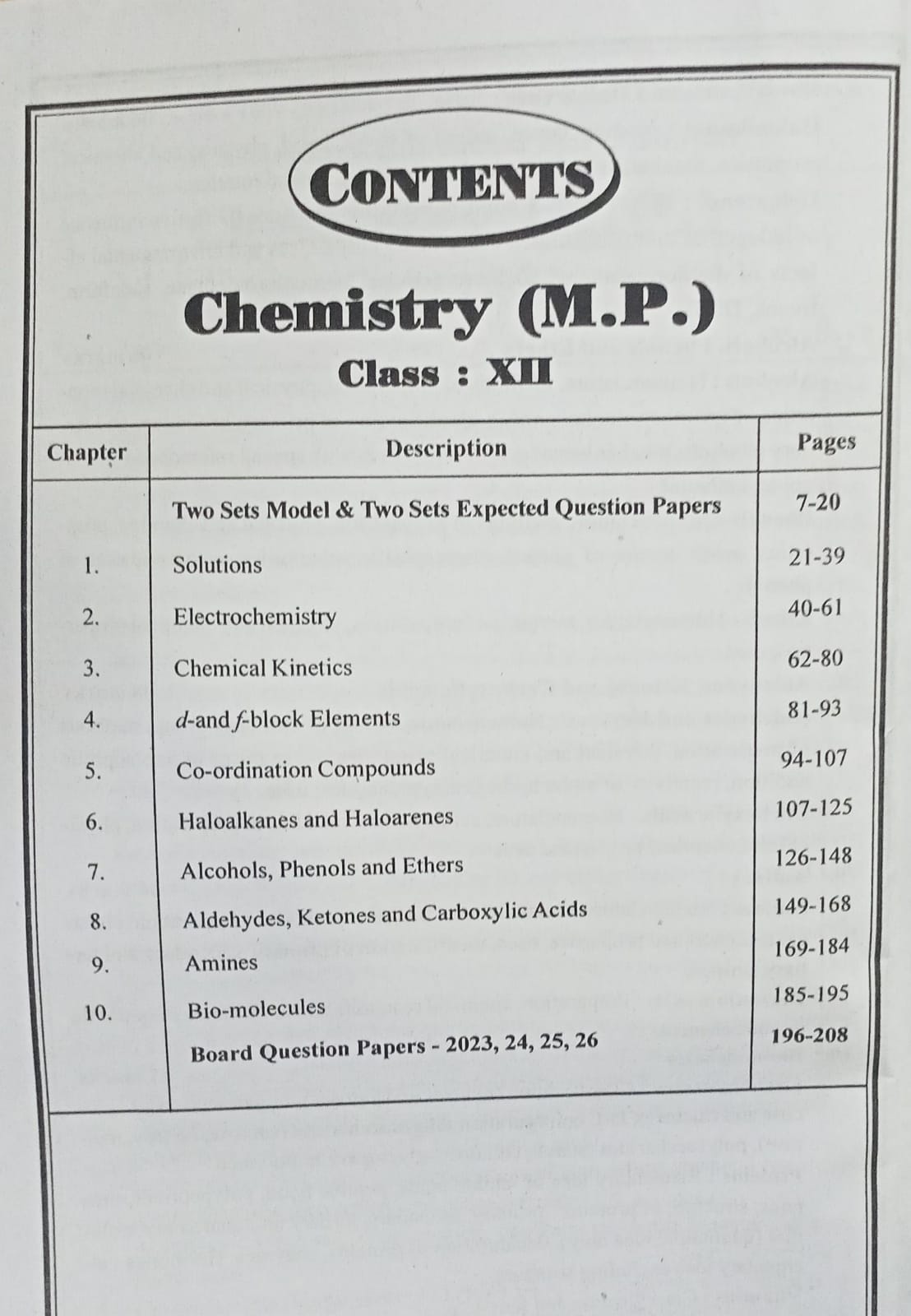 Navbodh Pariksha Bodh Chemistry Class 12 2027 (English Medium)