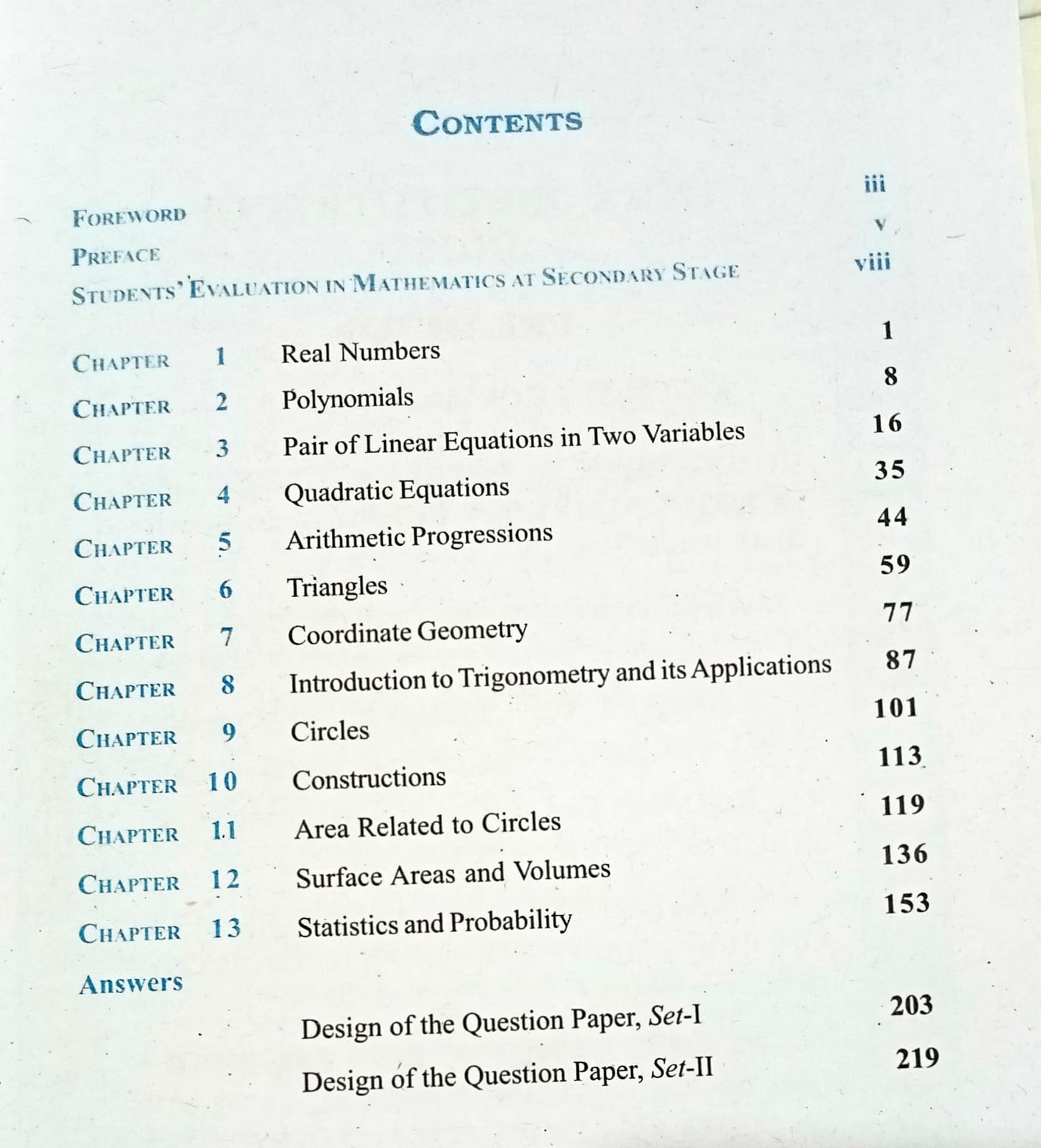 Mathematics Exemplar Problems – Class 10 (English Medium)