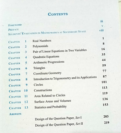 Mathematics Exemplar Problems – Class 10 (English Medium)