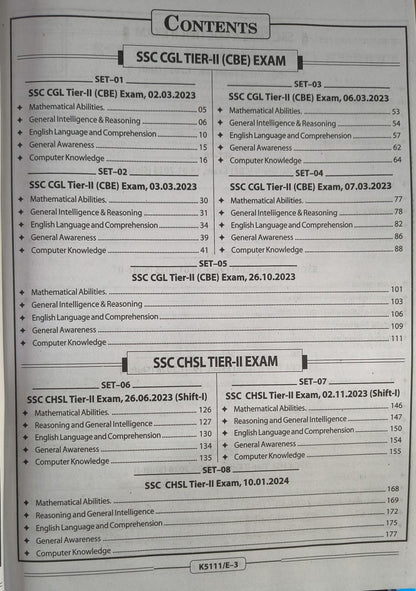 Kiran SSC CGL & CHSL Tier-2 Exam Solved Paper 13 Sets 2026 (English Medium)
