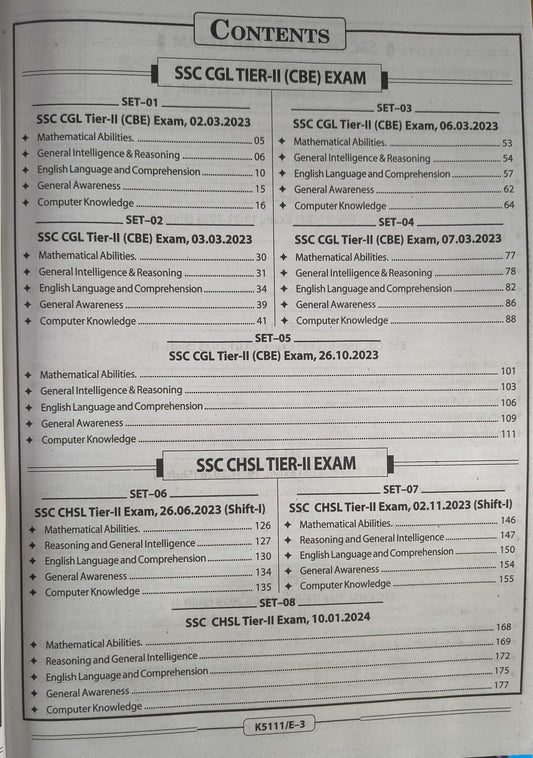 Kiran SSC CGL & CHSL Tier-2 Exam Solved Paper 13 Sets 2026 (English Medium)