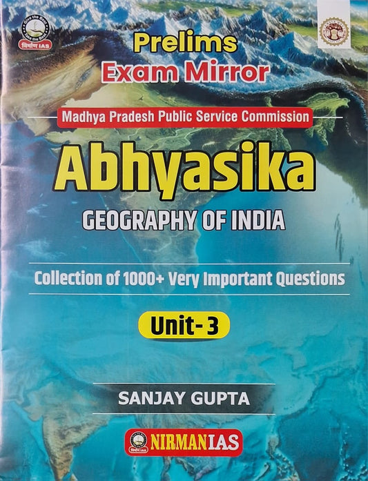 Nirman IAS MPPSC Pre Unit-3 Geography of India by Sanjay Gupta | 1000+Objective | English Medium
