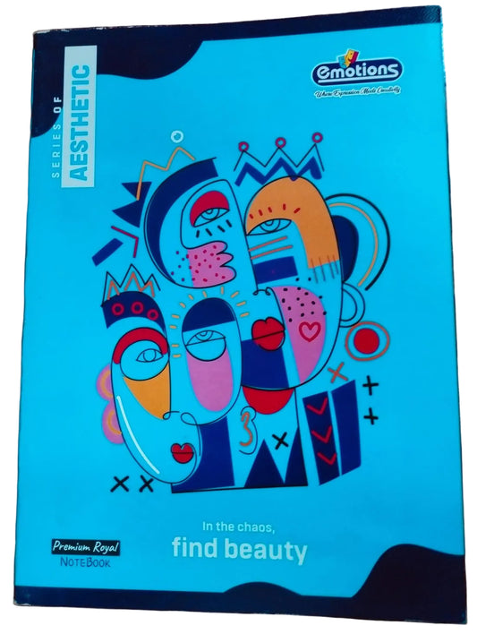 Vijayshri Premium Royal Notebook (18 × 24 cm) – 2 Line, 172 Pages