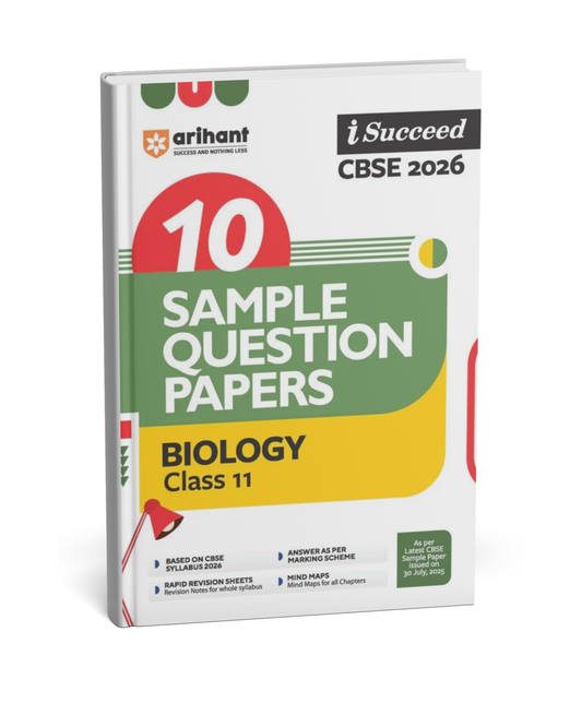 Arihant CBSE 10 Sample Question Papers Class 11th Biology [English]