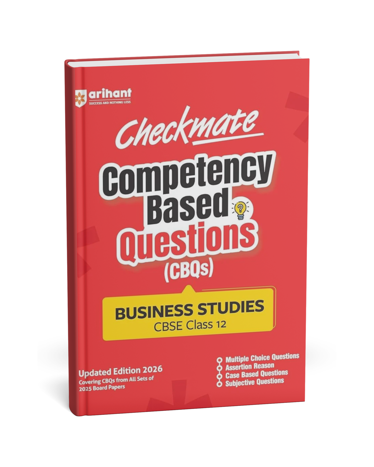Arihant Checkmate Competency Based Questions (CBQs) Business Studies – CBSE Class 12 [English]