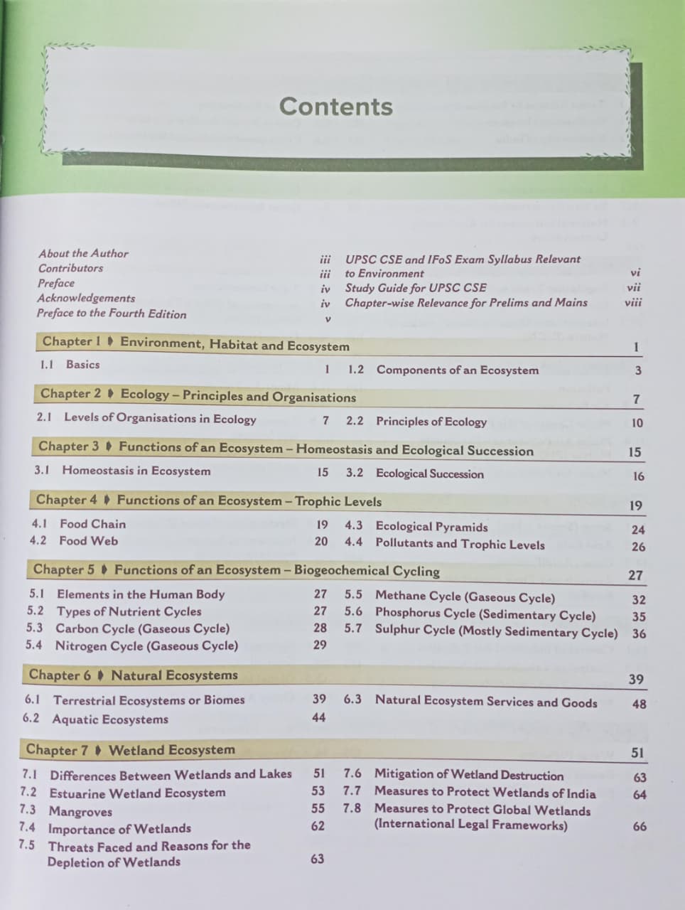 PMF IAS Environment And Ecology (4th Edition) By Manjunath Thamminidi (English Medium)