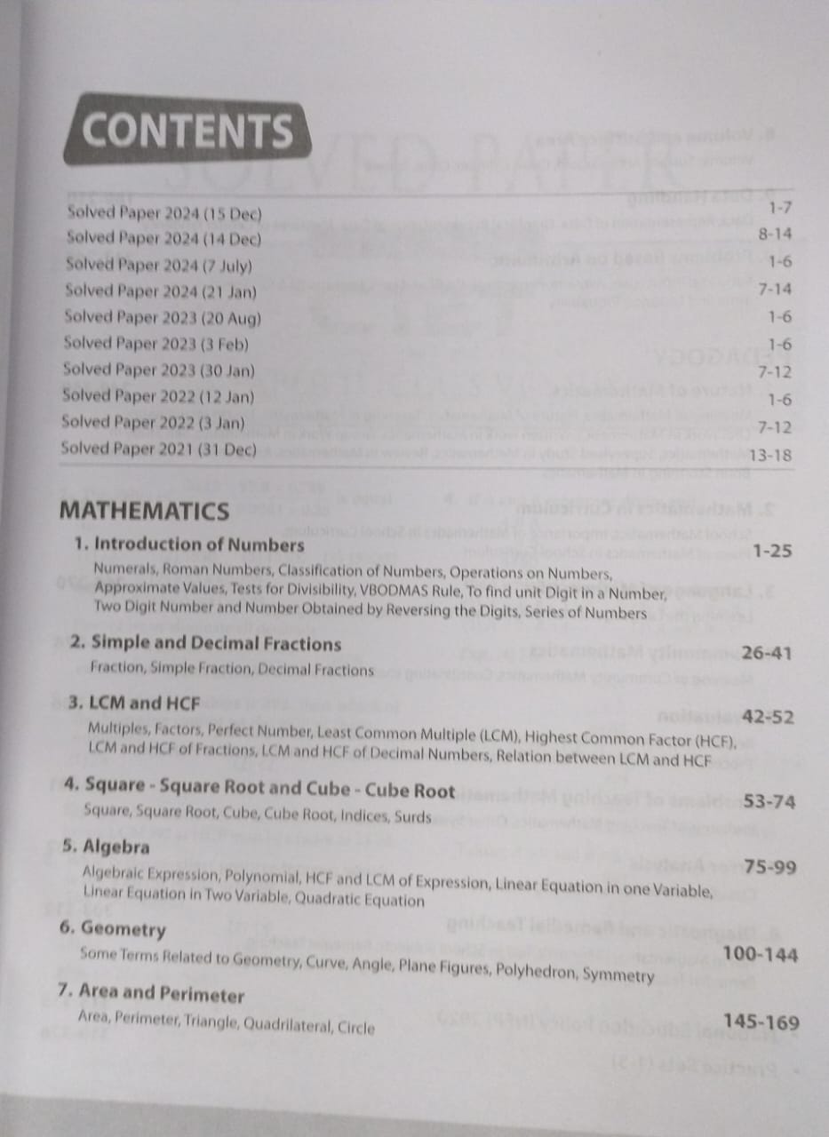 Arihant CTET & TETs Mathematics & Pedagogy (Class 6 to 8) [English]